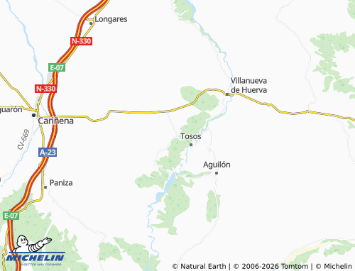 Mappa MICHELIN Santa Bàrbara - ViaMichelin