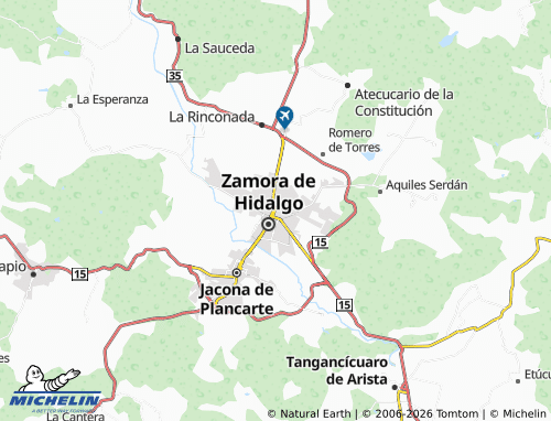 MICHELIN-Landkarte El Teco - ViaMichelin