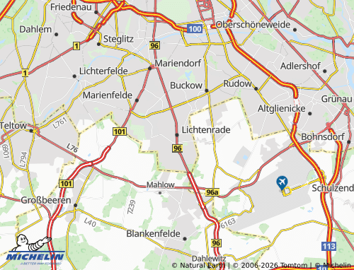 MICHELIN-Landkarte Lichtenrade - ViaMichelin