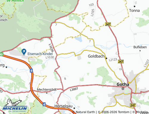 Carte MICHELIN Sonneborn - ViaMichelin