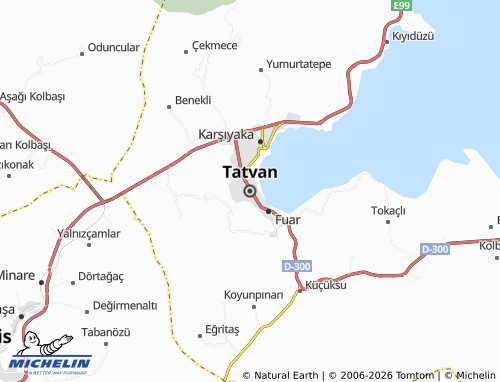 Mapa MICHELIN Tatvan - ViaMichelin