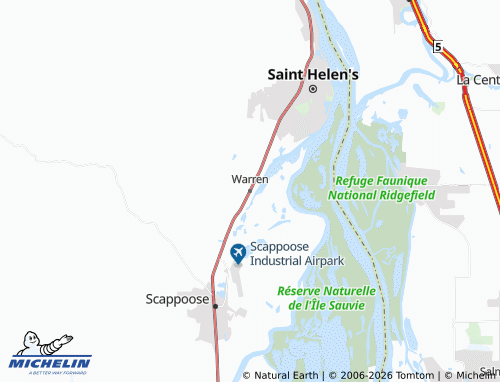 Mapa MICHELIN Warren - ViaMichelin