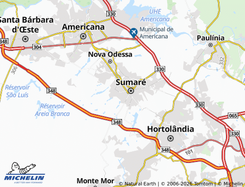 Mapa MICHELIN Vila Miranda - ViaMichelin
