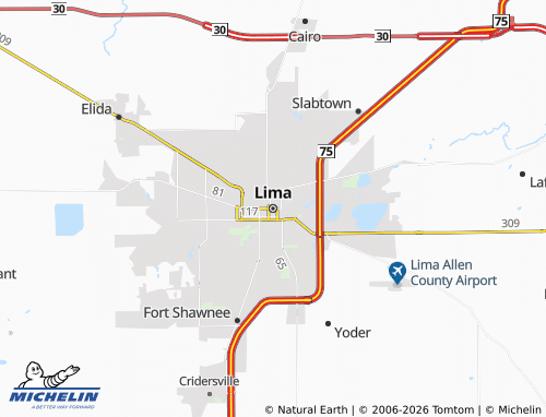 Mappa MICHELIN Lima - ViaMichelin