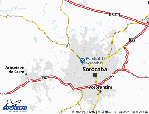 Mapa MICHELIN Jardim Itapuã - ViaMichelin