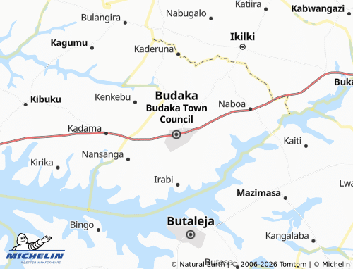 Mappa MICHELIN Budaka - ViaMichelin
