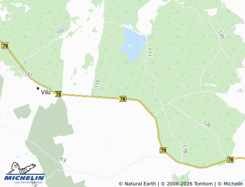 MICHELIN Kuuse map - ViaMichelin
