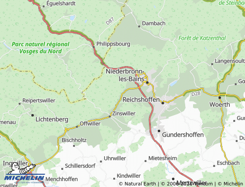 Mapa MICHELIN Oberbronn - ViaMichelin