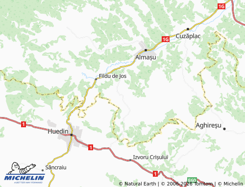 MICHELIN-Landkarte Sfăraș - ViaMichelin