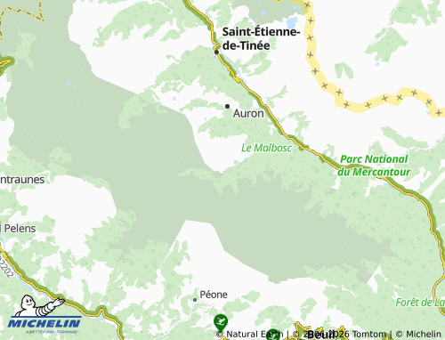 MICHELIN Roya map - ViaMichelin