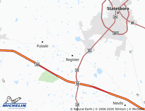 Mappa MICHELIN Register - ViaMichelin