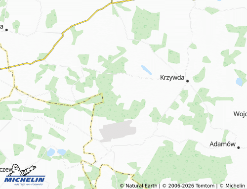 MICHELIN Budki map - ViaMichelin