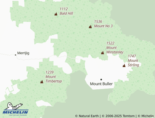 MICHELIN Mirimbah map - ViaMichelin