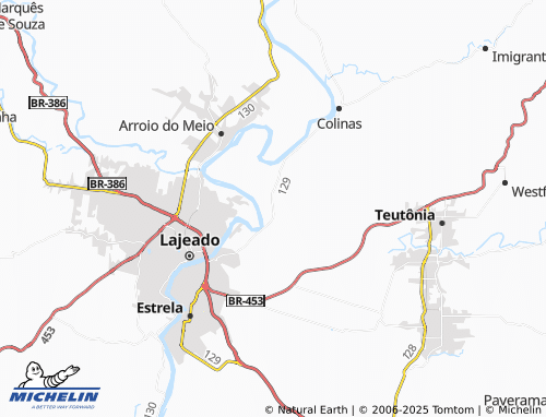 MICHELIN Costão map - ViaMichelin