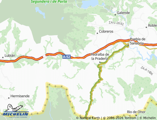 MICHELIN Requejo map - ViaMichelin