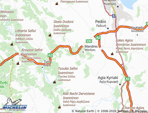 Mappa MICHELIN Dramesioi - ViaMichelin