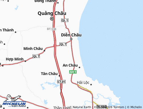 Mapa MICHELIN Diễn Thịnh - ViaMichelin