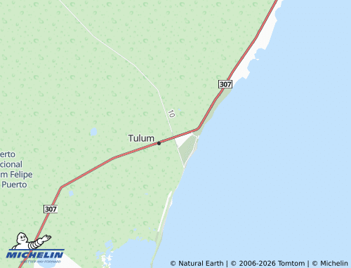 Mappa MICHELIN Villas de Tulum - ViaMichelin