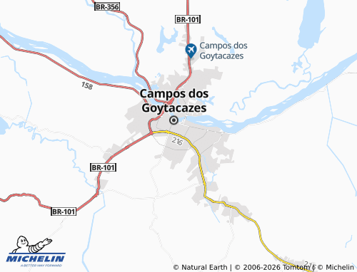 Mappa MICHELIN Parque Fazendinha - ViaMichelin