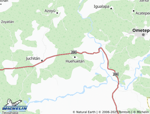 MICHELIN Huehuetán map - ViaMichelin