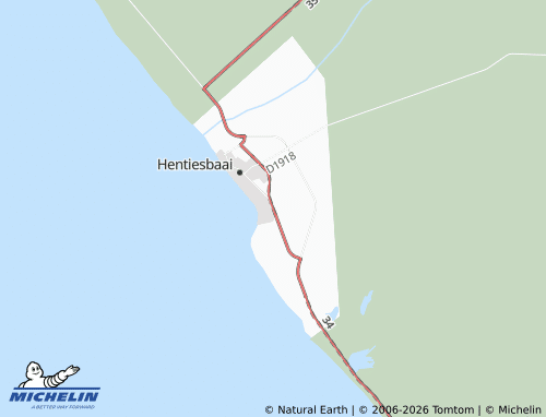 Mappa MICHELIN Hentiesbaai Extension 12 - ViaMichelin