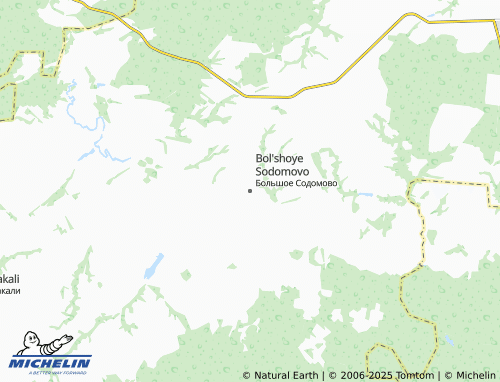 MICHELIN Bol'shoye Sodomovo map - ViaMichelin