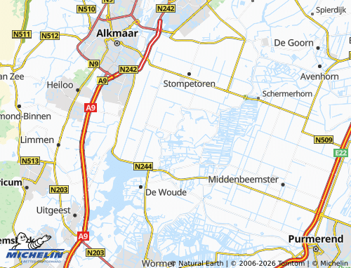 MICHELIN Driehuizen map - ViaMichelin