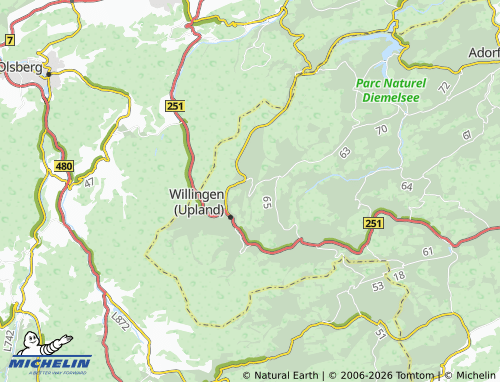 MICHELIN Schwalefeld map - ViaMichelin