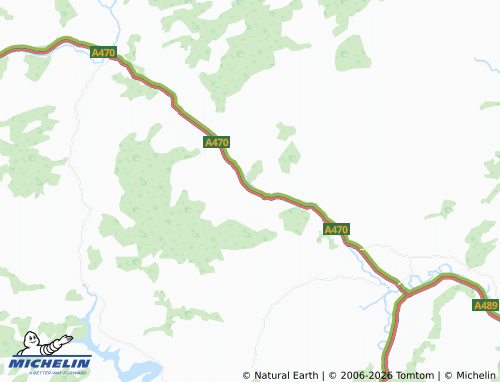 Mappa MICHELIN Carno - ViaMichelin