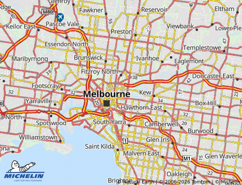 MICHELIN Collingwood map - ViaMichelin
