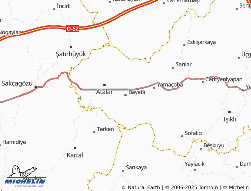 MICHELIN Bayatlı map - ViaMichelin