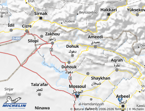 Mapa MICHELIN Duhok - ViaMichelin