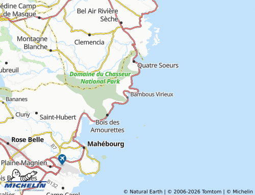 MICHELIN Bambous Virieux map - ViaMichelin