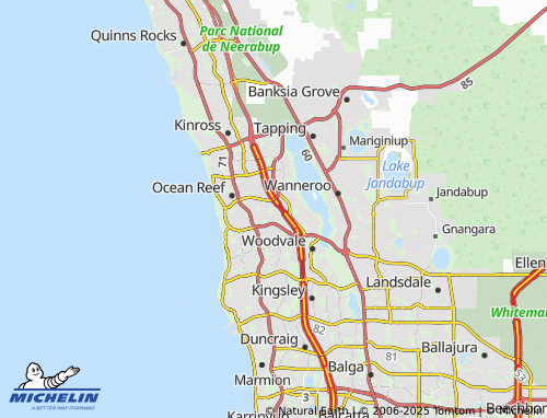 MICHELIN Heathridge map - ViaMichelin