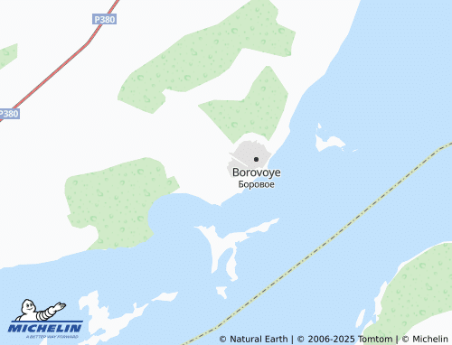 MICHELIN Borovskaya raduga SNT map - ViaMichelin