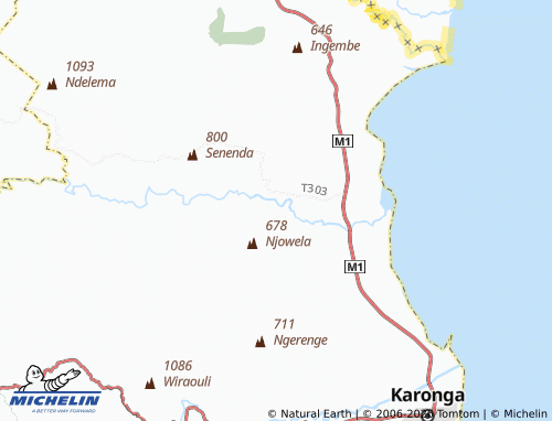 MICHELIN-Landkarte Mwanjasi - ViaMichelin