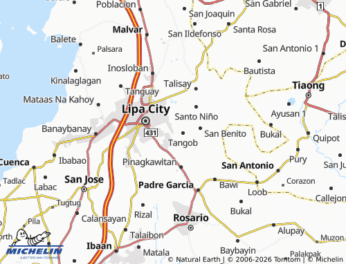 MICHELIN San Jose map - ViaMichelin