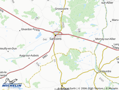 Carte MICHELIN La Chaume Blanche - ViaMichelin