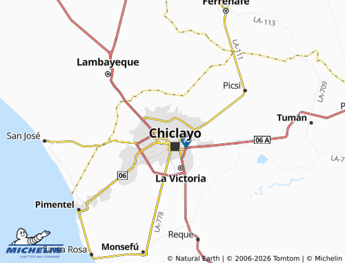Mappa MICHELIN José Leonardo Ortiz - ViaMichelin