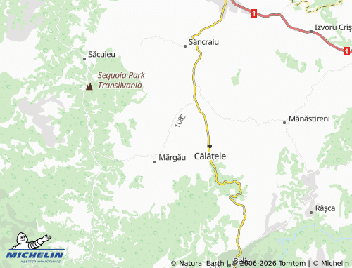 MICHELIN Ciuleni map - ViaMichelin