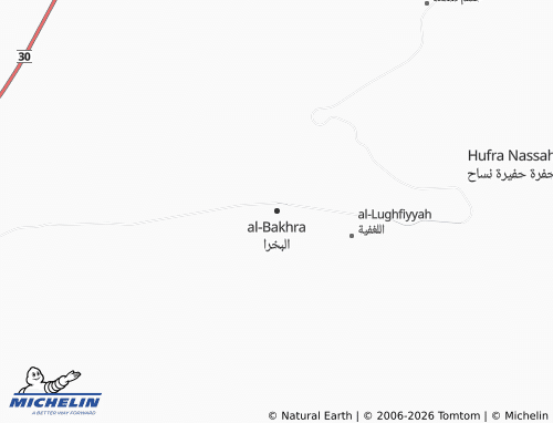 MICHELIN-Landkarte al-Bakhra - ViaMichelin