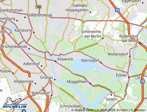 Mapa MICHELIN Friedrichshagen - ViaMichelin