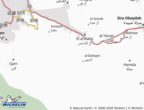 MICHELIN-Landkarte al-Hadabah - ViaMichelin