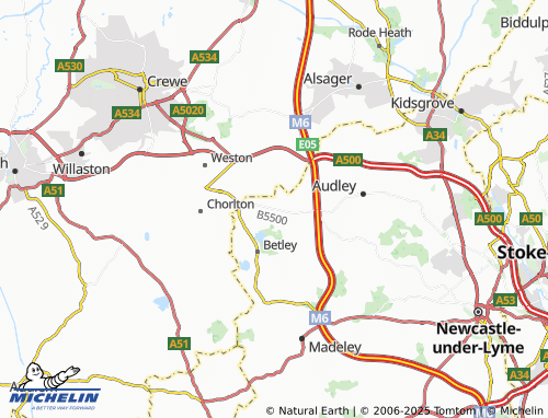 Kaart MICHELIN Balterley - ViaMichelin