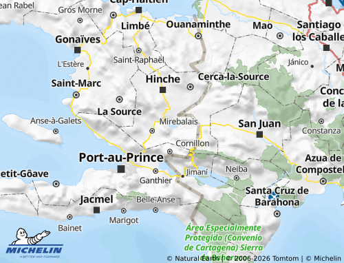 Mappa MICHELIN Lascahobas - ViaMichelin