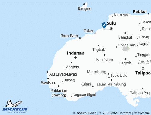 Carte MICHELIN Indanan - ViaMichelin