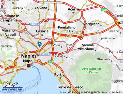 MICHELIN Volla map - ViaMichelin