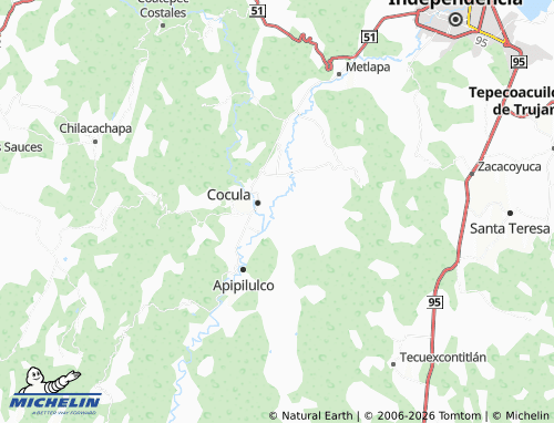 Mappa MICHELIN Vicente Guerrero, Cocula - ViaMichelin