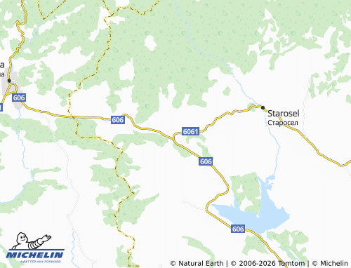 MICHELIN Krasnovo map - ViaMichelin