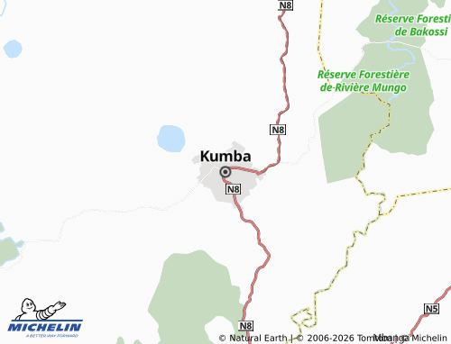 MICHELIN Kumba map - ViaMichelin